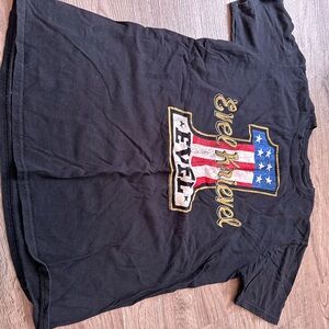 Harley-Davidson Black Tee with Evel Knievel Design
